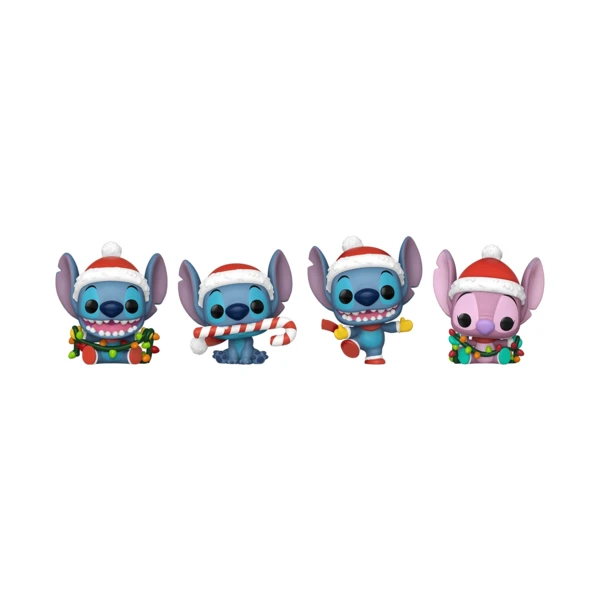 Funko Pop! Holiday Lilo & Stitch 4-Pack, Disney