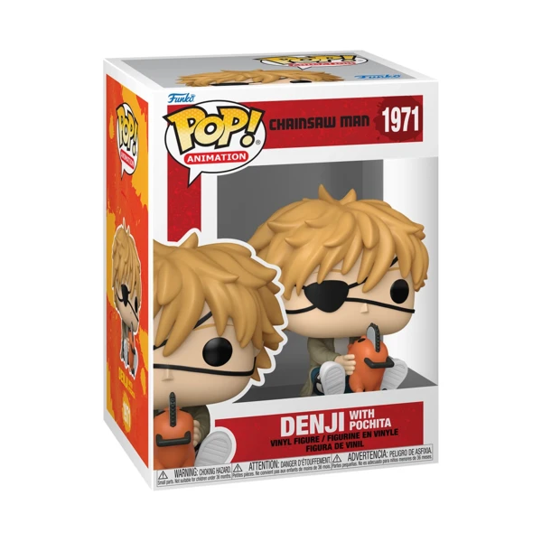 Funko Pop! Denji With Pochita, Chainsaw Man