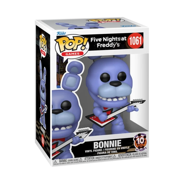 Funko Pop! Bonnie With Guitar,  Five Nights At Freddy's (10Th Anniversary)