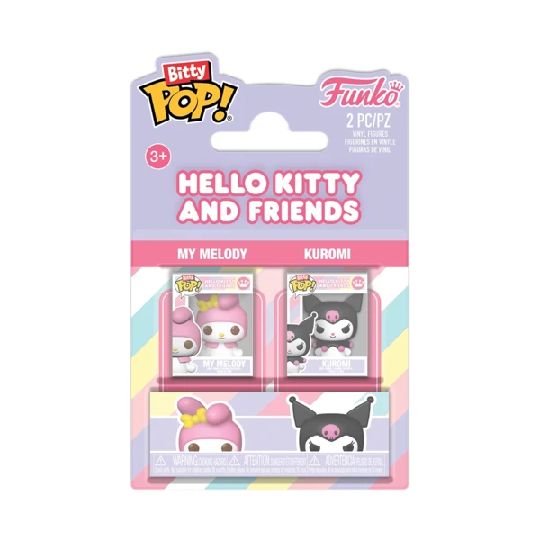 Funko Pop! My Melody & Kuromi 2-Pack, Bitty Pop!