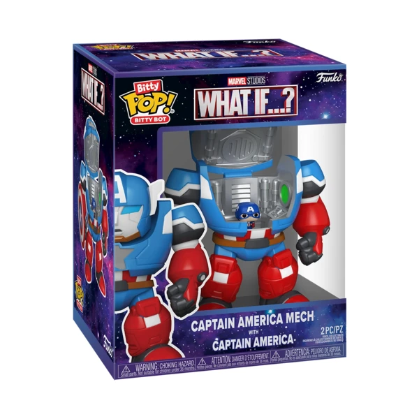 Funko Pop! Bitty Bot Captain America Mech, Marvel