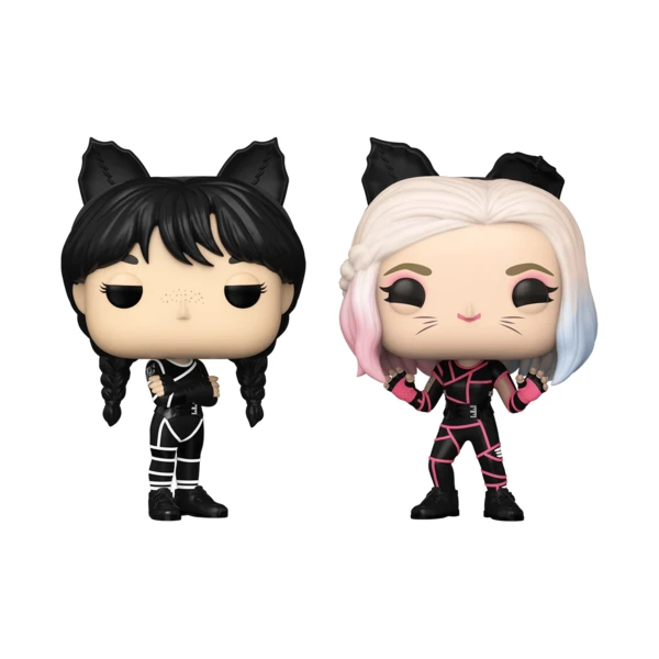 Funko Pop! 2-PACK Addams And Enid Sinclair (Octane5 sticker), Wednesday