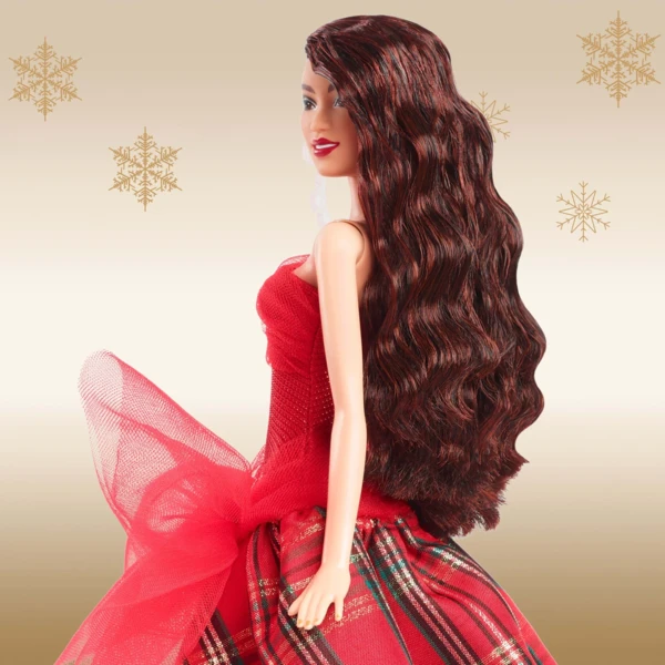 Barbie Asian, Dark Brown Long Wavy Hair, 2024 Holiday Barbie