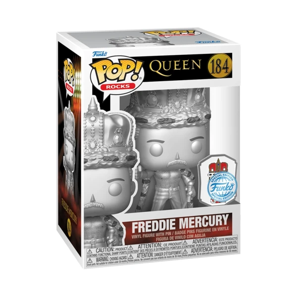 Funko Pop! Freddie Mercury (With Pin), Queen