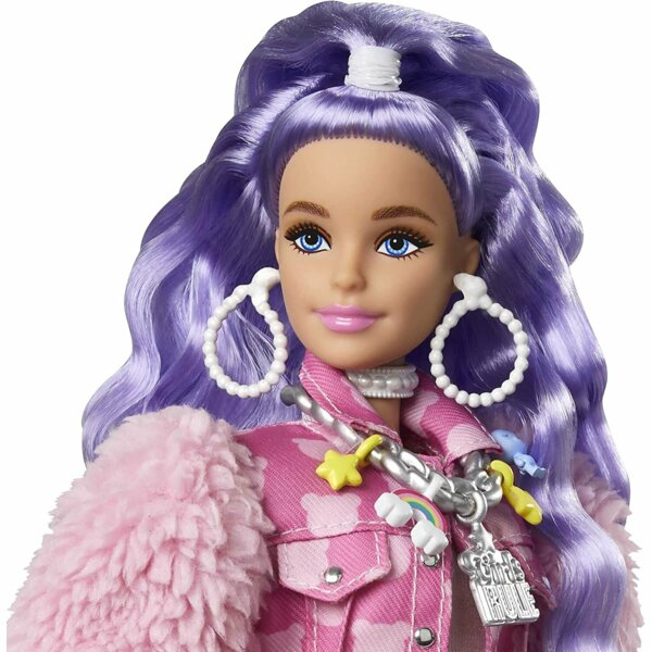 Barbie Extra Doll #6 with Long Periwinkle Hair