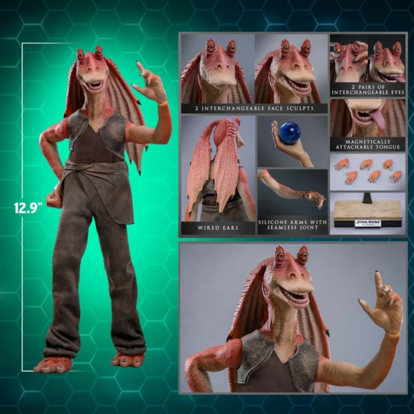 Hot Toys Star Wars: The Phantom Menace - Jar Jar Binks (Deluxe), Star Wars Episode I: The Phantom Menace