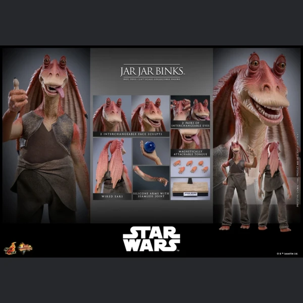 Hot Toys Star Wars: The Phantom Menace - Jar Jar Binks (Deluxe), Star Wars Episode I: The Phantom Menace