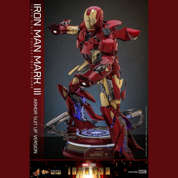 Hot Toys Iron Man - Mk3 Armor (Suit Up Version Diecast)