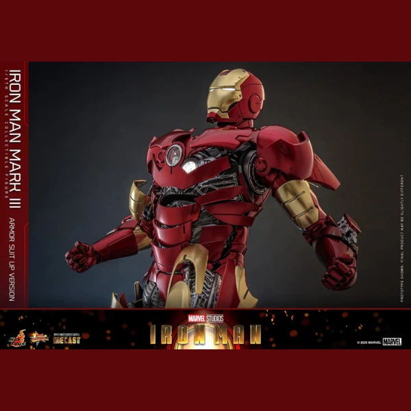 Hot Toys Iron Man - Mk3 Armor (Suit Up Version Diecast)
