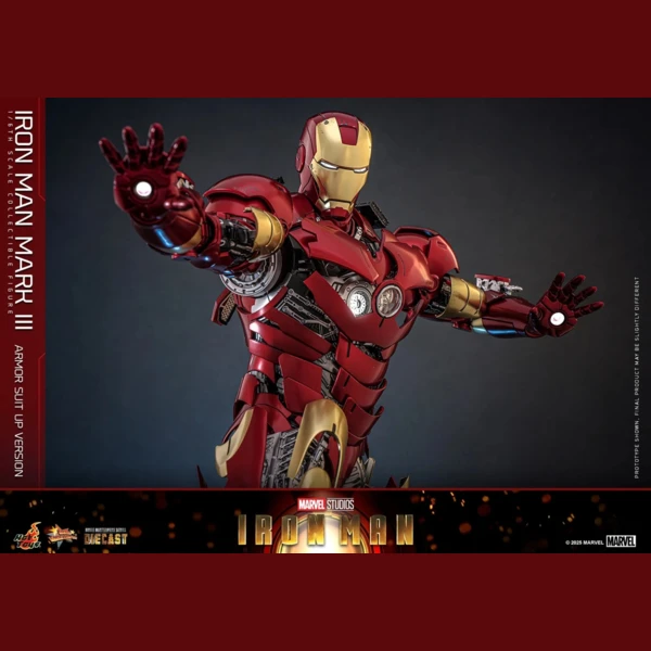 Hot Toys Iron Man - Mk3 Armor (Suit Up Version Diecast)