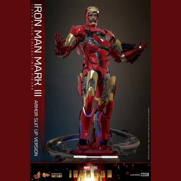Hot Toys Iron Man - Mk3 Armor (Suit Up Version Diecast)