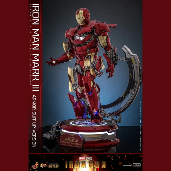 Hot Toys Iron Man - Mk3 Armor (Suit Up Version Diecast)