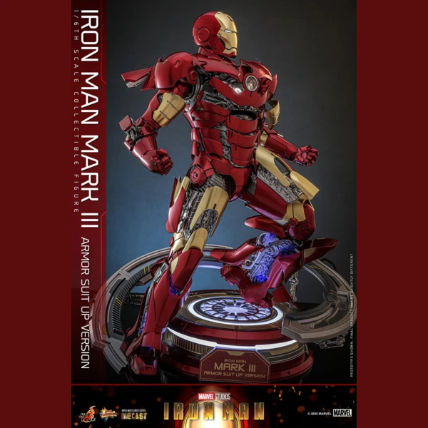 Hot Toys Iron Man - Mk3 Armor (Suit Up Version Diecast)