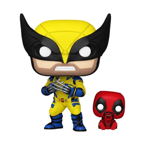Funko Pop! Wolverine With Babypool, Deadpool & Wolverine