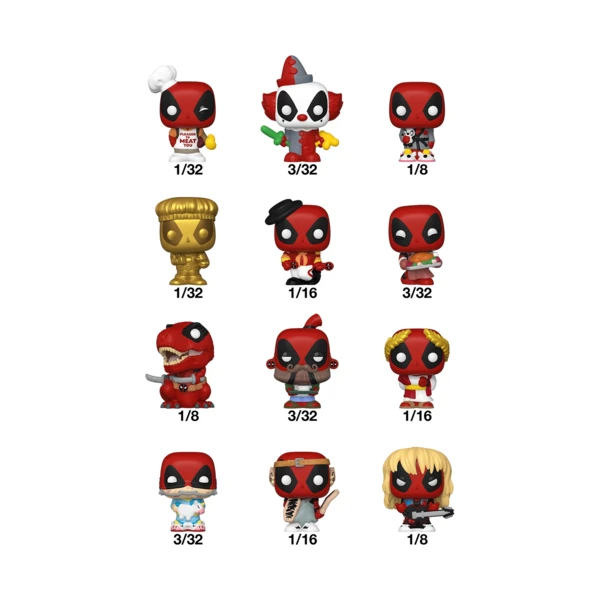 Funko Pop! Mystery Bitty Pop! Deadpool, Marvel