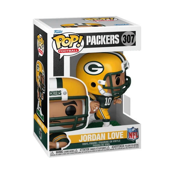 Funko Pop! Jordan Love - NFL Packers,  NFL: Packers