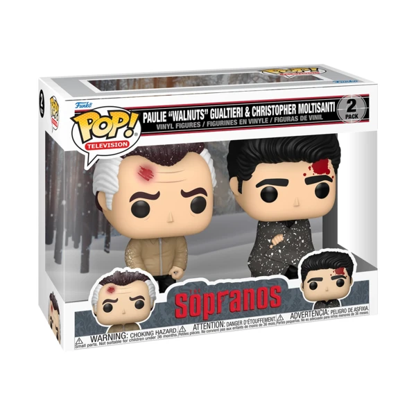 Funko Pop! 2-PACK Paulie "walnuts" Gualtieri And Christopher Moltisanti, The Sopranos