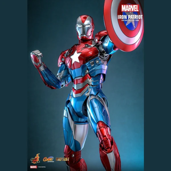 Hot Toys Iron Patriot,  Marvel Comics 