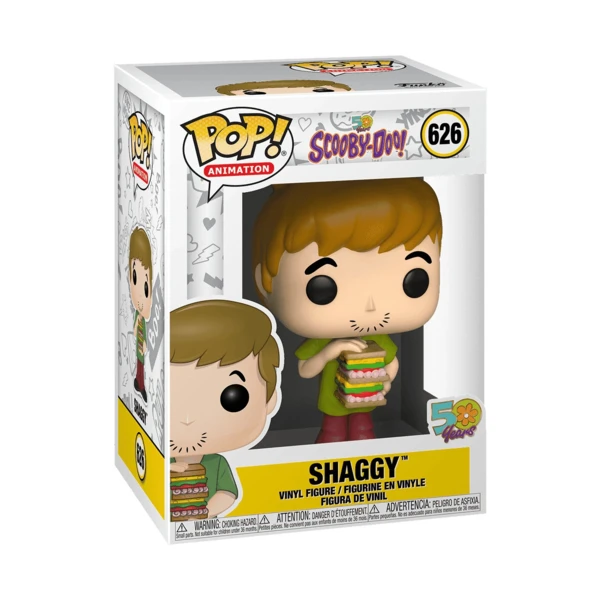 Funko Pop! Shaggy Scooby-Doo Pop! Vinyl Figure, Scooby-Doo 50th Anniversary