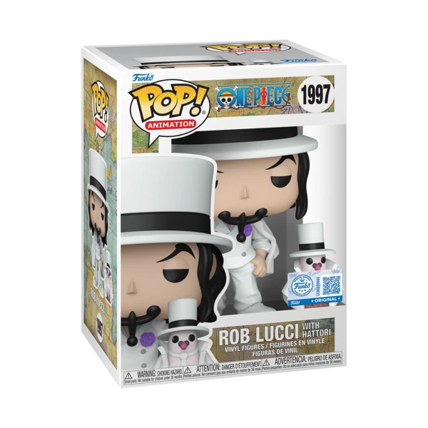 Funko Pop! Rob Lucci With Hattori, One Piece
