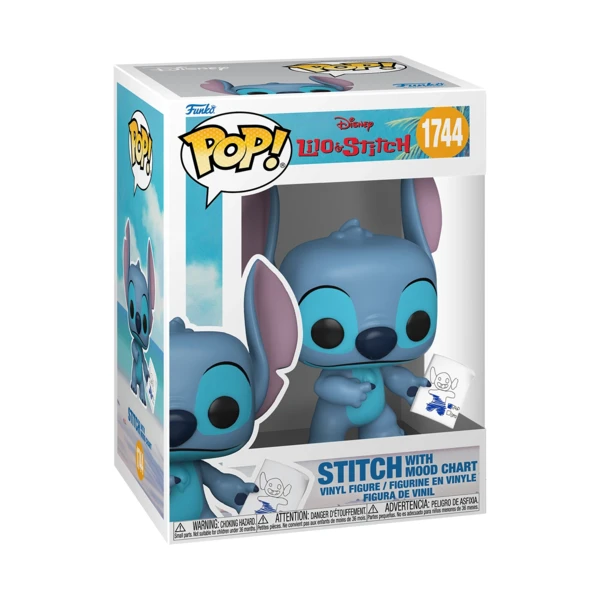 Funko Pop! Stitch with Mood Chart, Lilo And Stitch