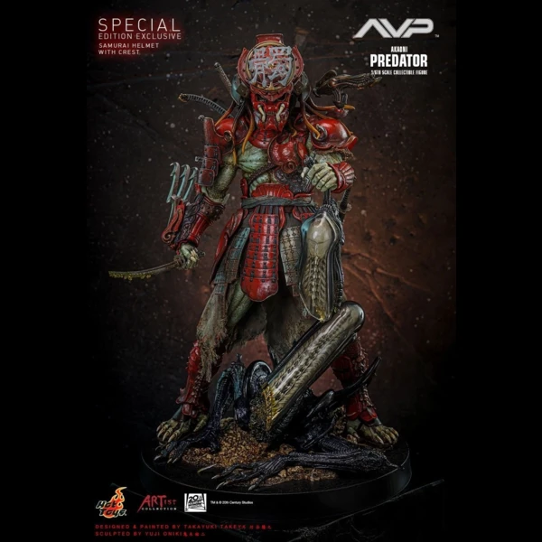 Hot Toys Akaoni Samurai Predator, Alien vs Predator 