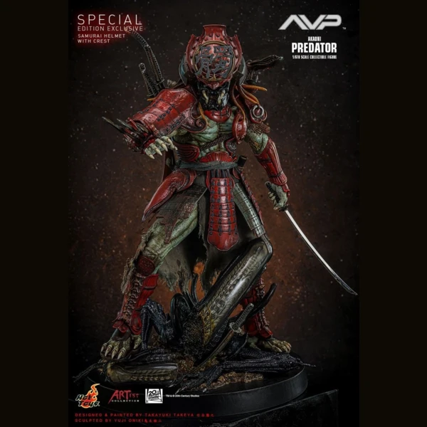 Hot Toys Akaoni Samurai Predator, Alien vs Predator 