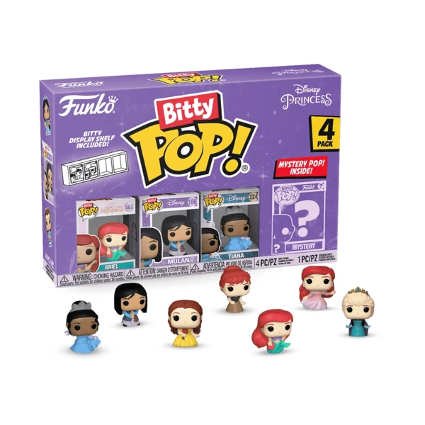 Funko Pop! Disney Princess 4-Pack