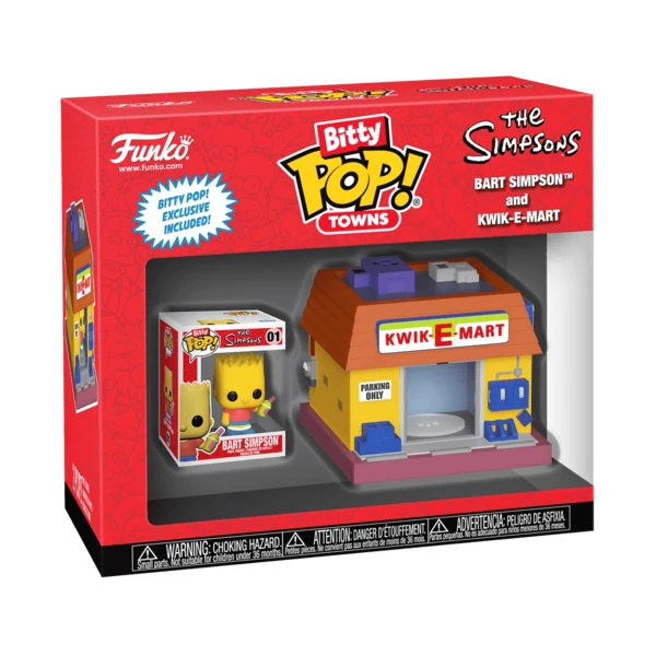 Funko Pop! Bart Simpson and Kwik-E-Mart, Bitty Pop!
