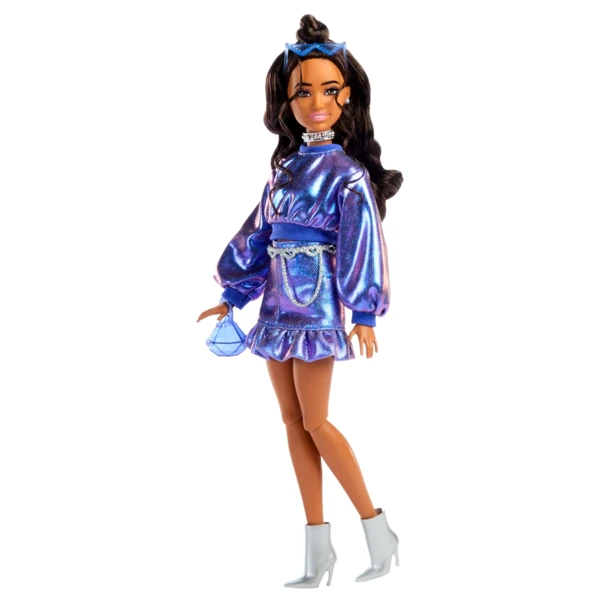 Barbie Blue Metallic Dress, Deluxe Style