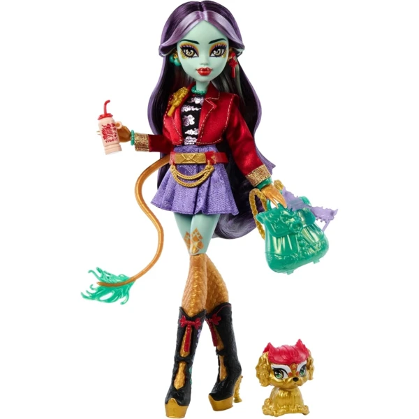 Monster High Jinafire Long (Dragon) with pet “Yun Yun”, Students. G3