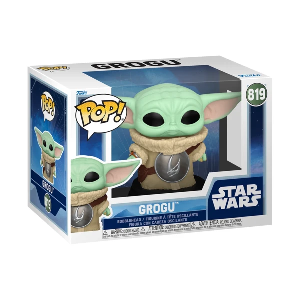 Funko Pop! Grogu with Mudhorn Chest Armor, Star Wars: The Mandalorian
