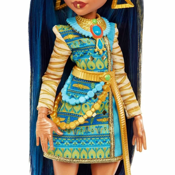Monster High Cleo De Nile with accessories & Pet Dog, Signature Look
