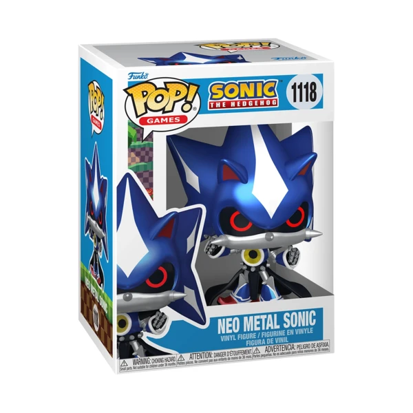 Funko Pop! Neo Metal Sonic (Metallic), Sonic The Hedgehog