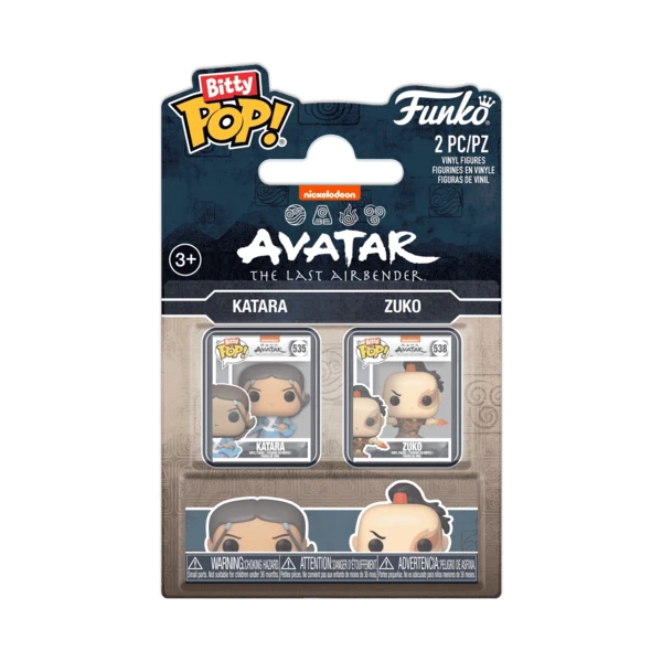 Funko Pop! Katara & Zuko 2-Pack, Bitty Pop!