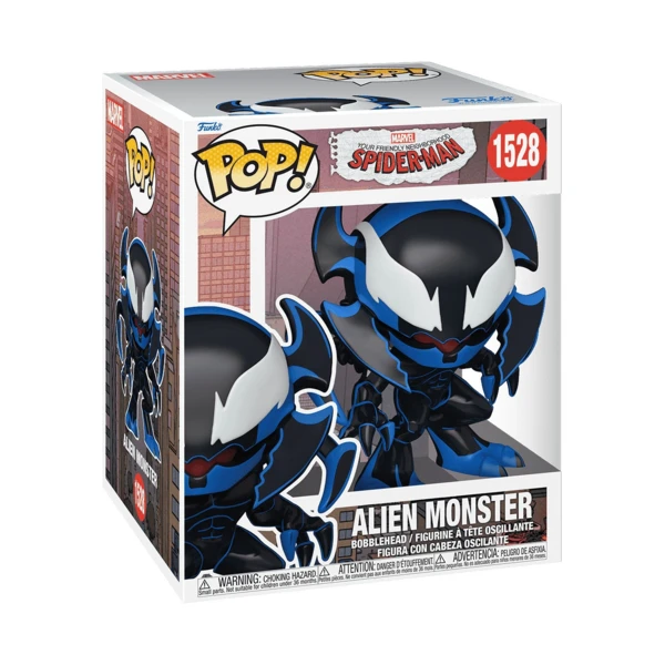 Funko Pop! Super Alien Monster Spider-Man, Friendly Neighborhood Spider-Man