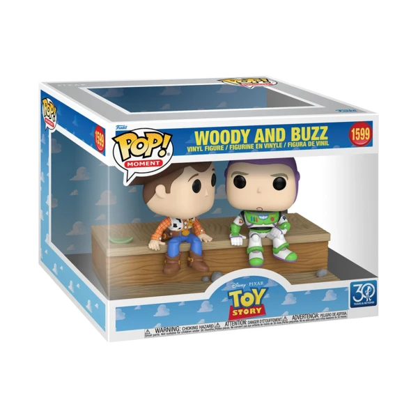 Funko Pop! Woody and Buzz 30th Anniversary Pop! Moment, Toy Story 30th Anniversary