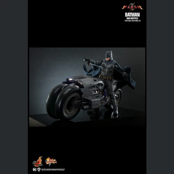 Hot Toys Batman and Batcycle, The Flash