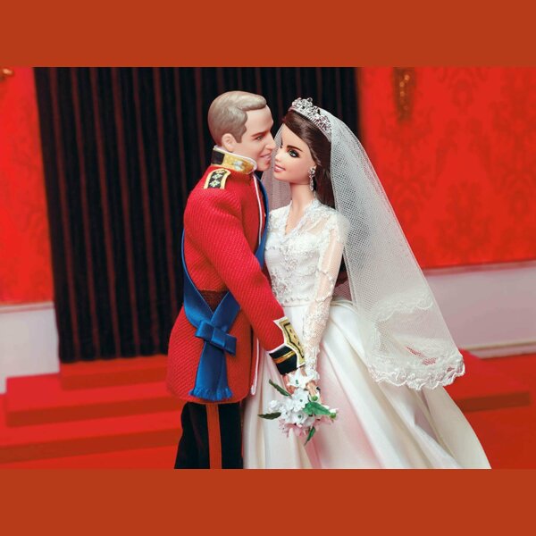Barbie William and Catherine (Kate Middleton) Royal Wedding