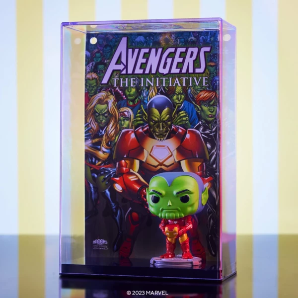 Funko Pop! COVER Skrull As Iron Man, Avengers: The Initiative Vol.1
