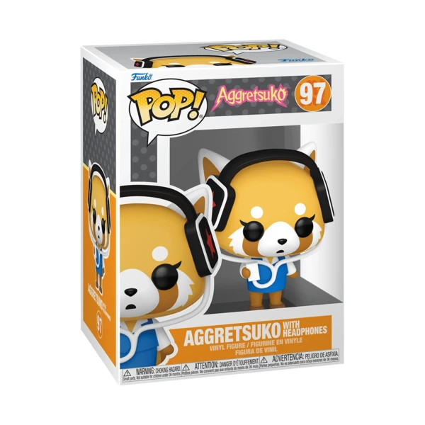 Funko Pop! Aggretsuko With Headphones,  Aggretsuko