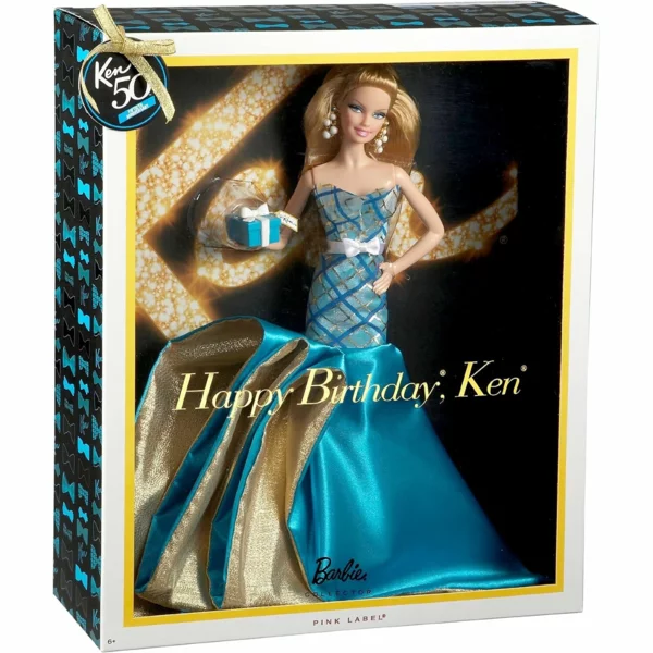 Barbie Happy Birthday Ken Glamour, Ken’s 50th Anniversary, Collectors