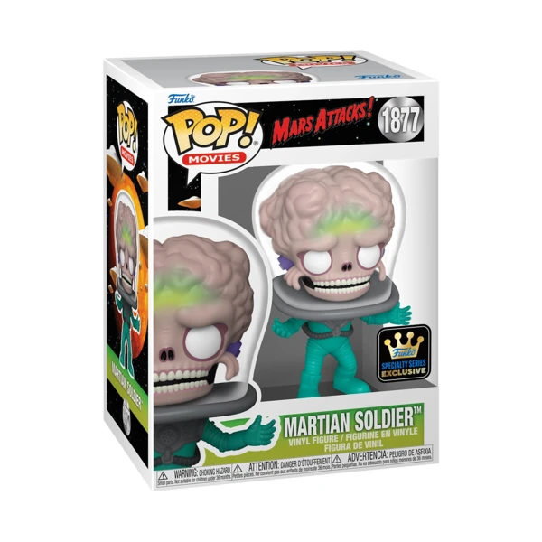 Funko Pop! Martian Soldier With Brain, Mars Attacks!