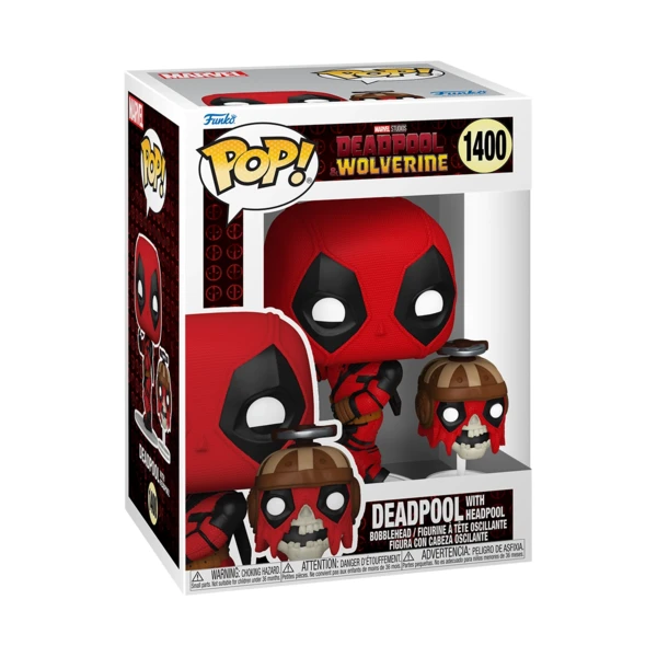 Funko Pop! Deadpool With Headpool, Deadpool & Wolverine