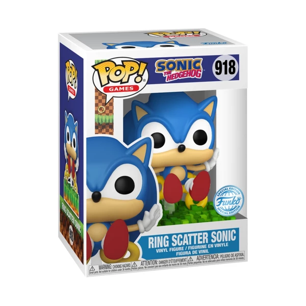 Funko Pop! Ring Scatter Sonic, Sonic The Hedgehog