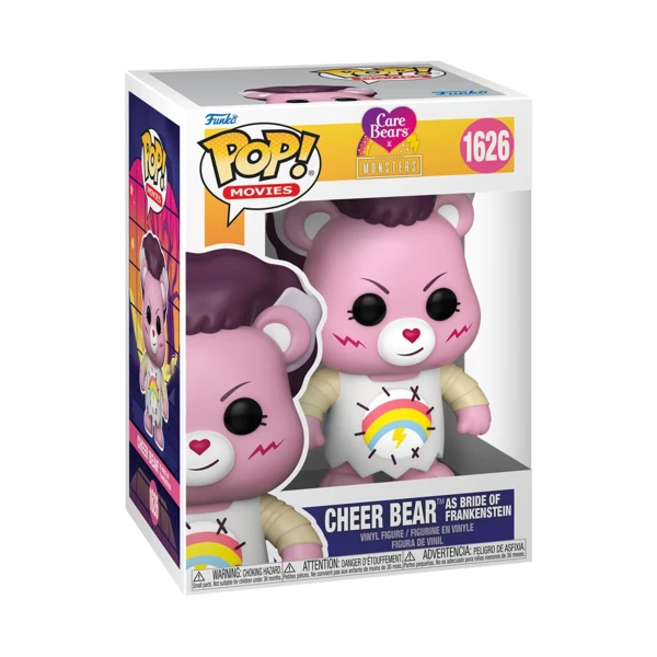 Funko Pop! Cheer Bear As Bride Of Frankenstein, Care Bears X Universal Monsters