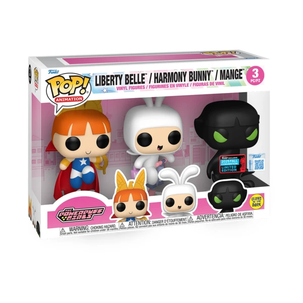 Funko Pop! Powerpuff Girls Glow 3-Pack, Animation