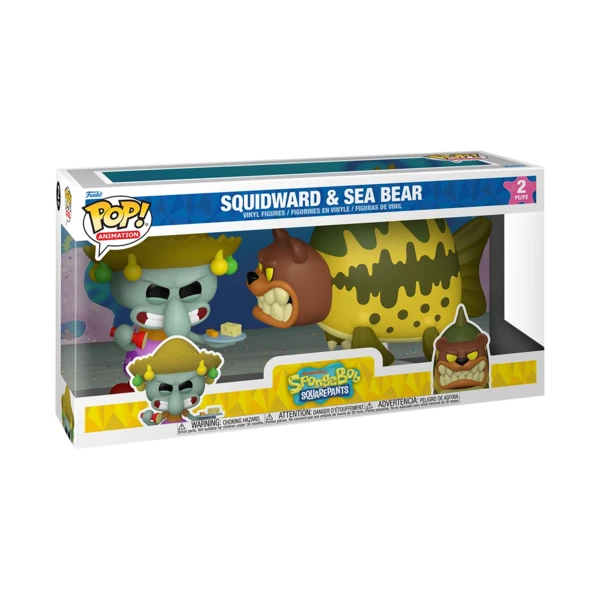 Funko Pop! Squidward & Sea Bear 2-Pack, Animation