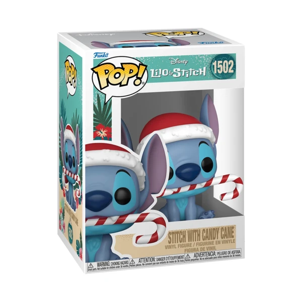 Funko Pop! Stitch With Candy Cane, Lilo And Stitch