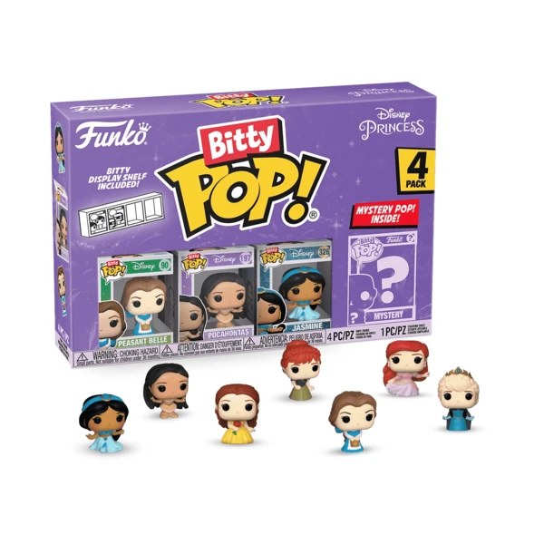 Funko Pop! Disney Princess 4-Pack
